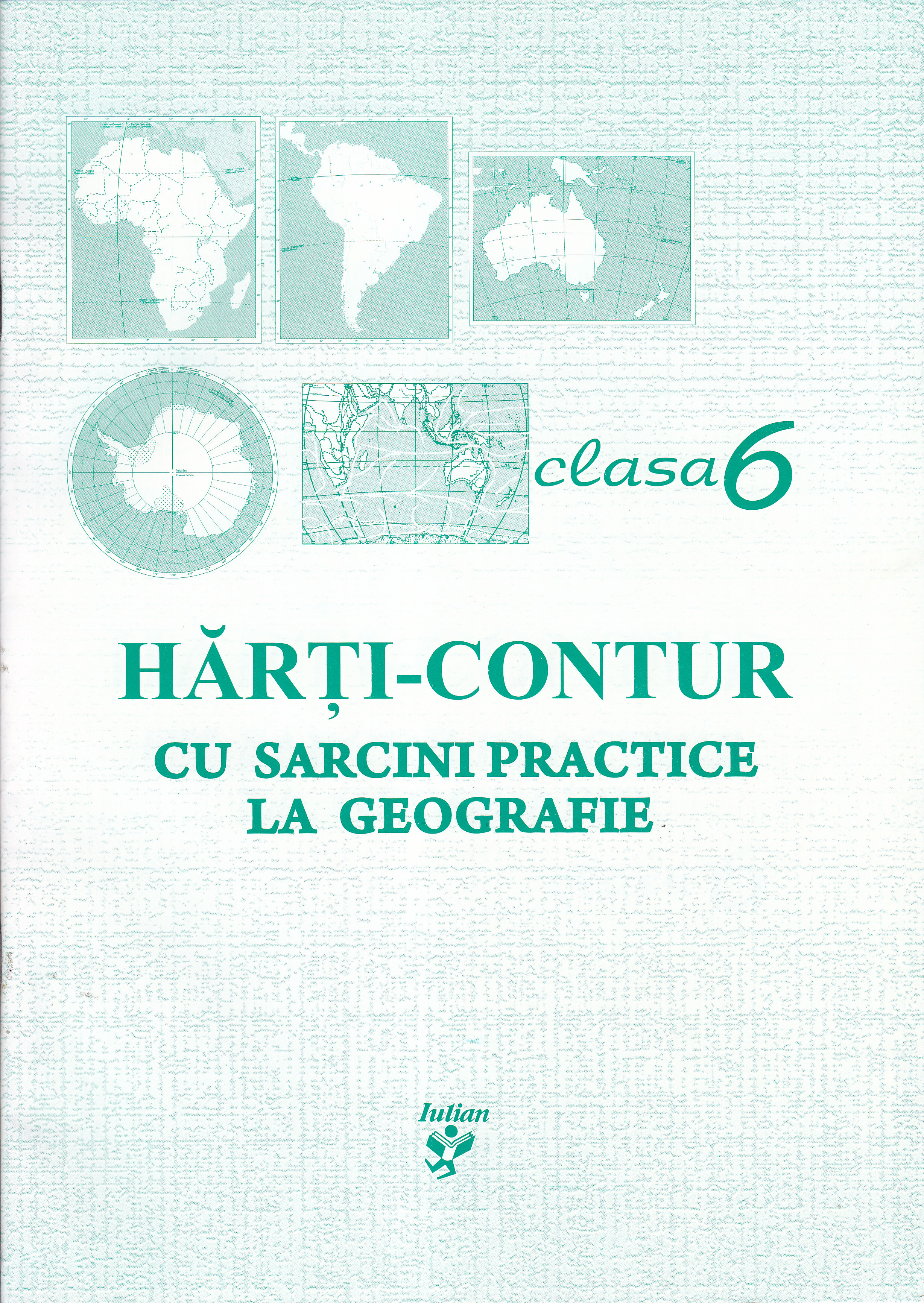 Harti contur cl.6 cu sarcini practice la geografie