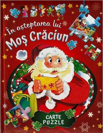 In asteptarea lui Mos Craciun - Carte cu puzzle