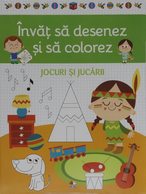 Invat sa desenez si sa colorez. Jocuri si jucarii