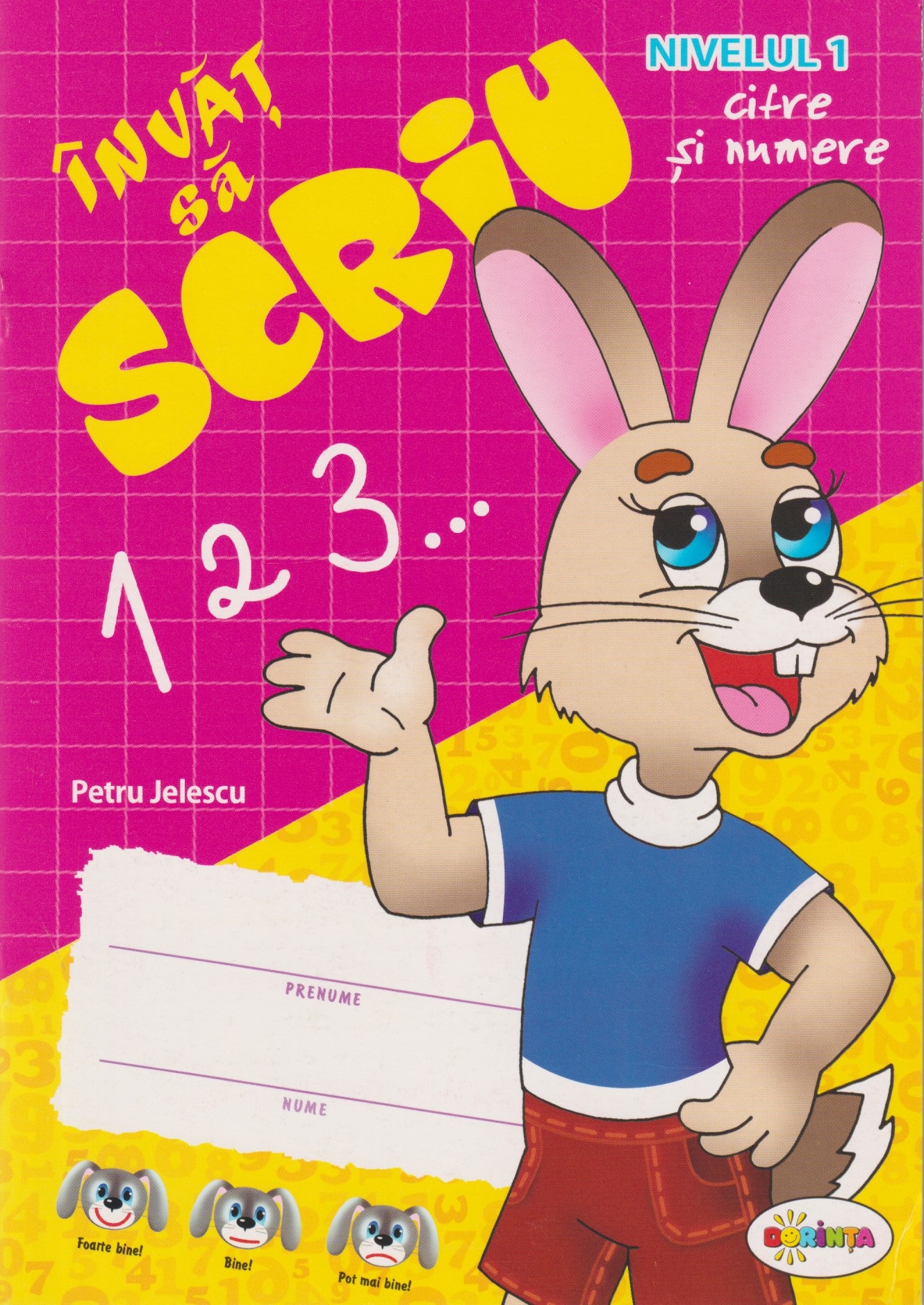 Invat sa scriu. Cifre si numere Nivel 1