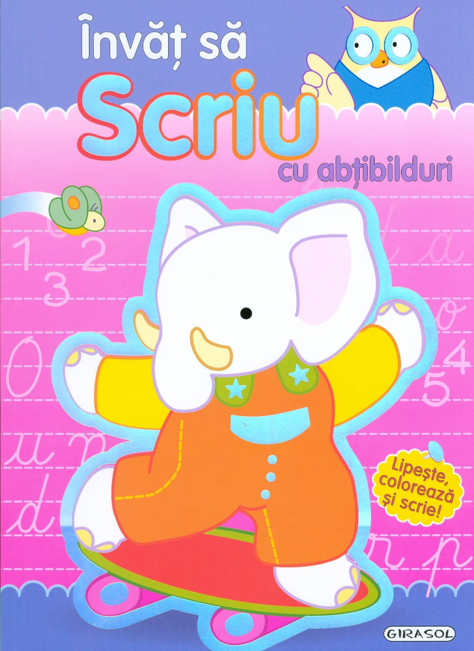 Invat sa scriu cu abtibilduri