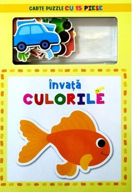 Invata culorile carte cu puzzle