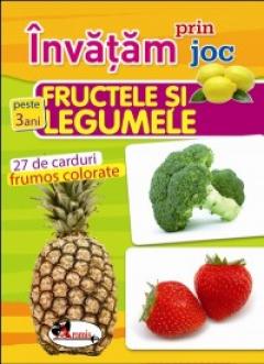 Invatam prin joc fructele si legumele- 27 carduri