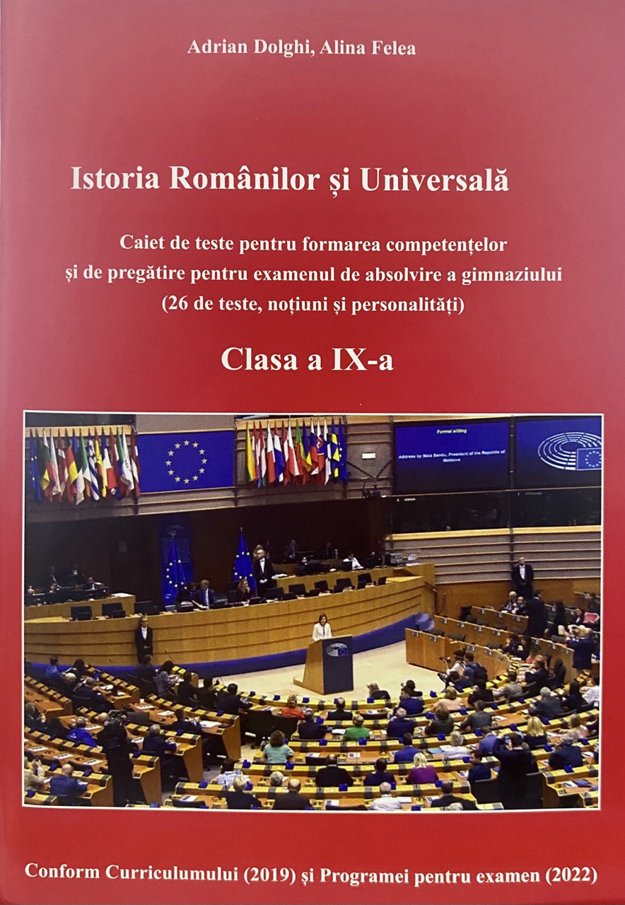 Caietul elevului la Istoria Romanilor si Universala cl.9 2024