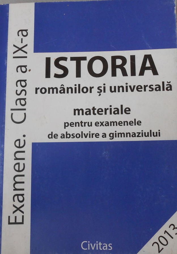 Istorie cl.9. Materiale pentru examen