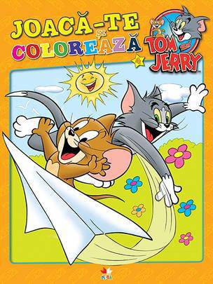 Joaca-te si coloreaza Tom si Jery V.4. Carte de colorat