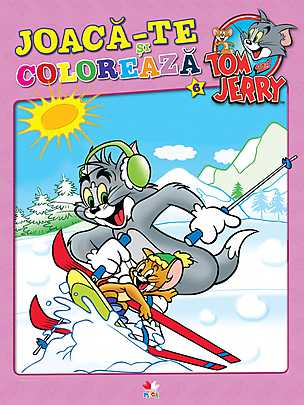 Joaca-te si coloreaza Tom si Jery V.6. Carte de colorat