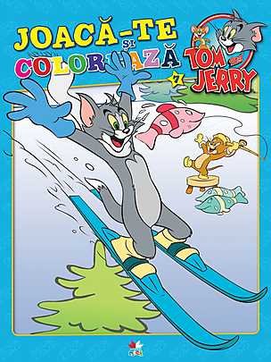 Joaca-te si coloreaza Tom si Jery V.7. Carte de colorat