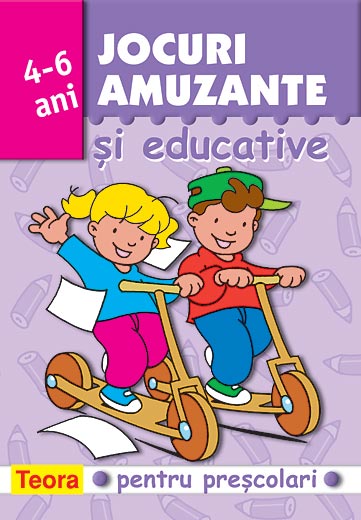 Jocuri amuzante si educative pentru prescolari - vol. 1 (mov)