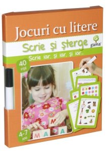 Jocuri cu litere. Scrie si sterge