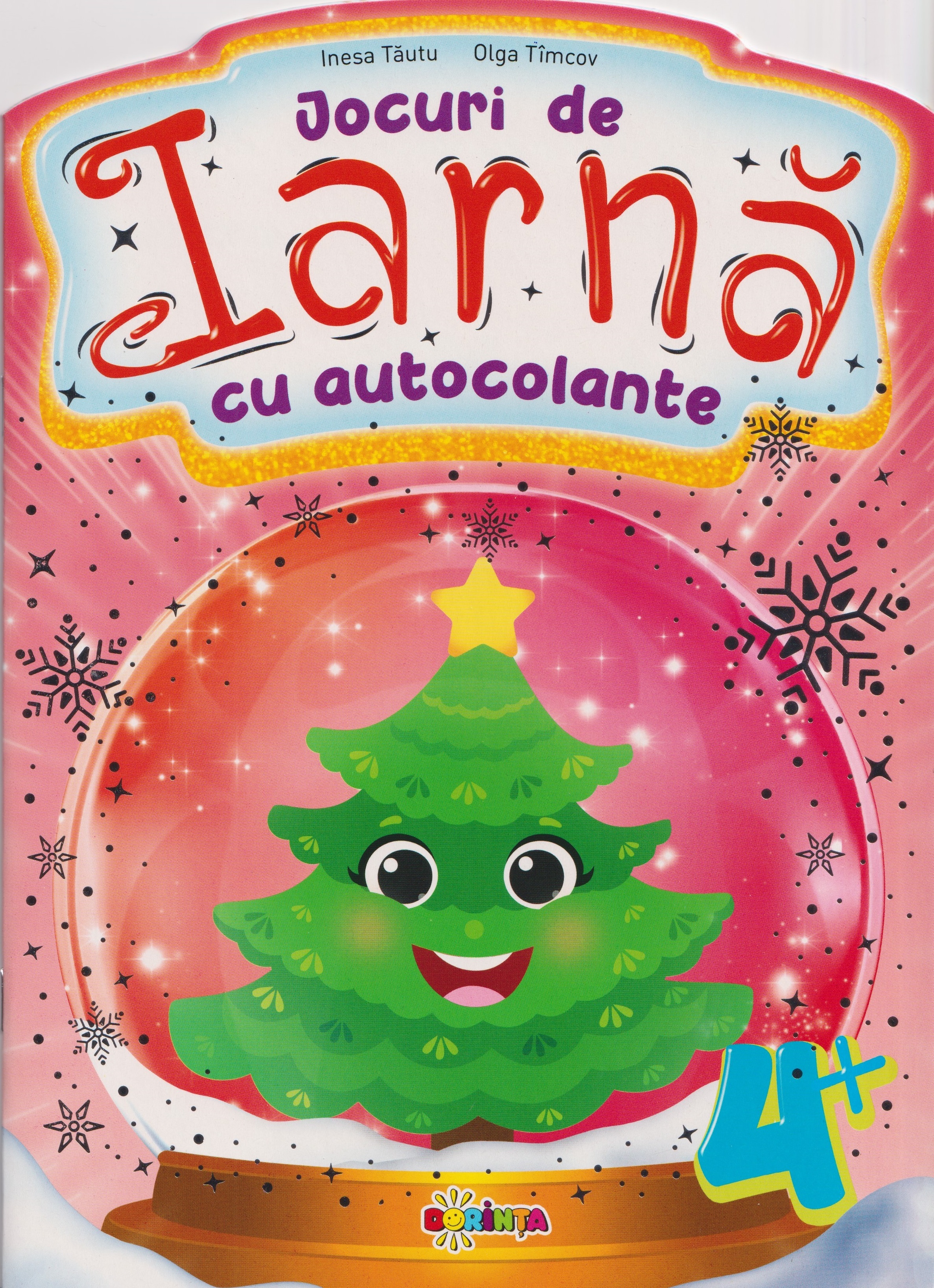 Jocuri de iarna cu autocolante 4+