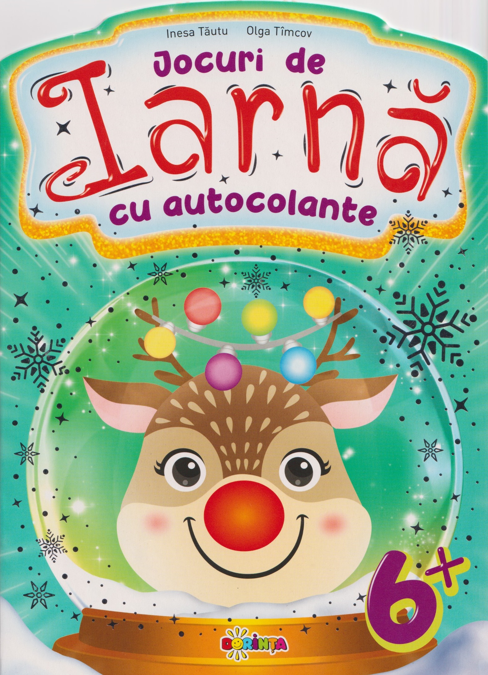 Jocuri de Iarna cu autocolante. 6+