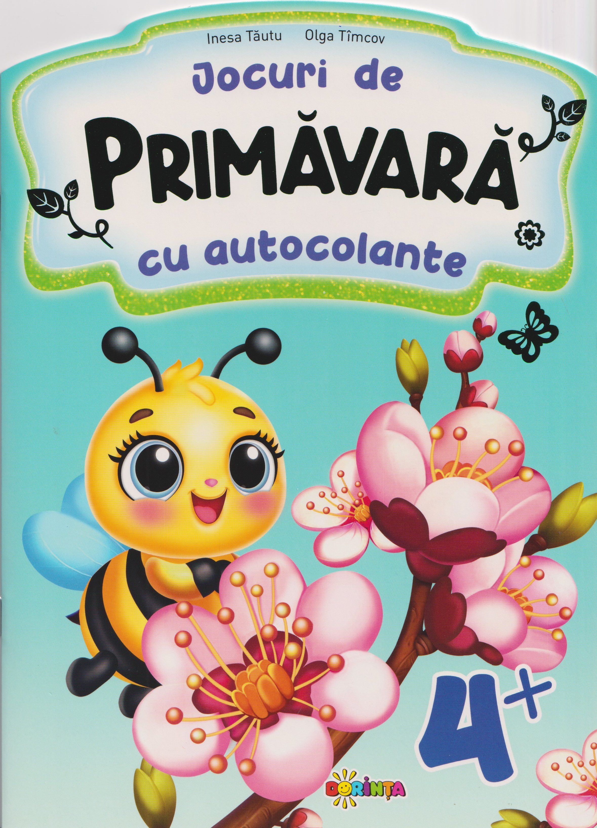 Jocuri de Primavara cu autocolante. 4+