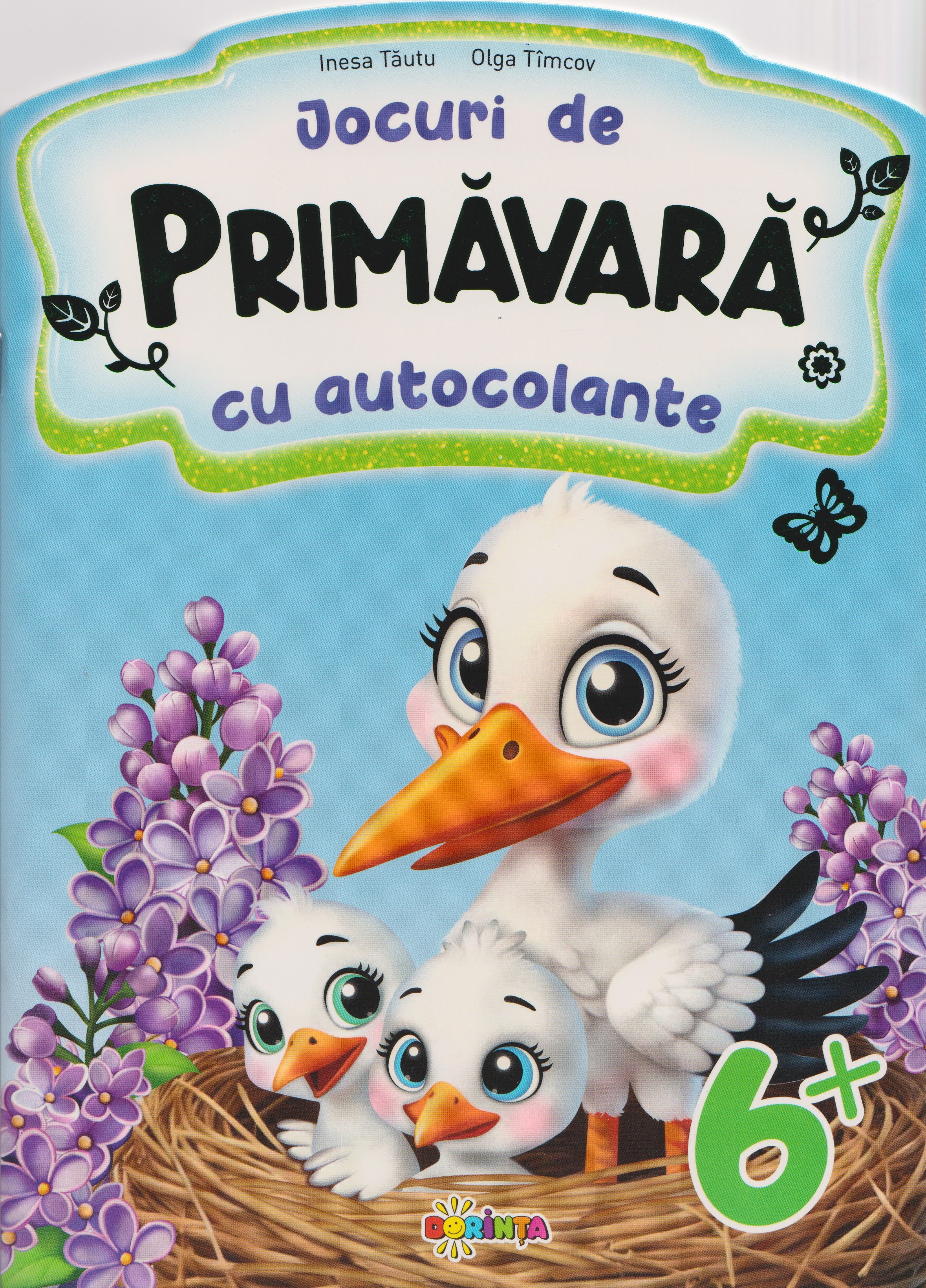 Jocuri de Primavara cu autocolante. 6+