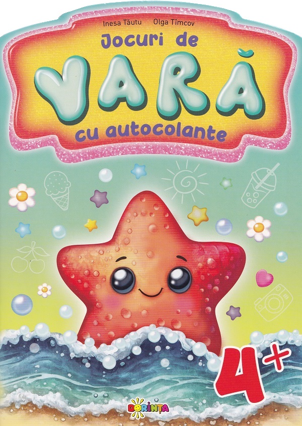Jocuri de Vara  cu autocolante. 4+