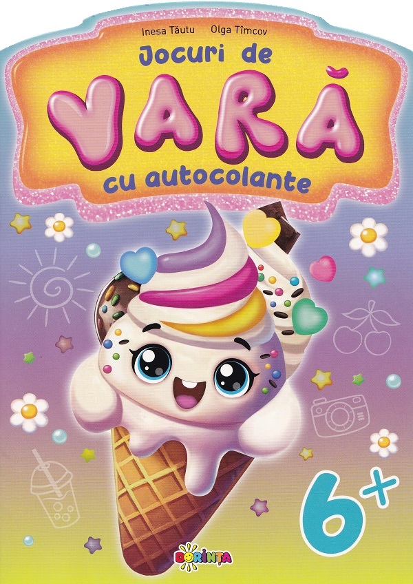 Jocuri de Vara  cu autocolante. 6+