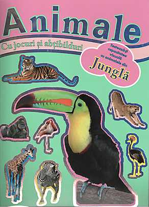 Jocuri si abtibilduri cu animale din jungla