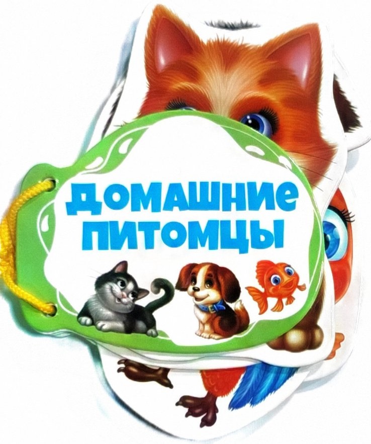 Книжка шнуровка Домашние животные