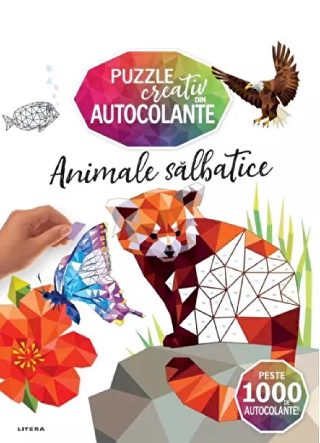 LEGO CREATIV DIN AUTOCOLANTE. Animale salbatice