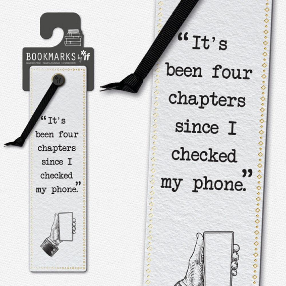 Literary Bookmarks: Checked My Phone