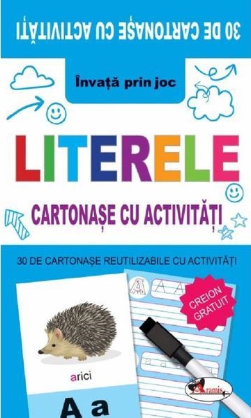 Literele. Cartonase cu activitati