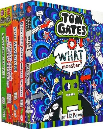 Liz Pichon Tom Gates 5 Books Collection Set Series 3 - Epic Adventure What Monster? Dogzombies Rule Family Friends and Furry Creatures and More