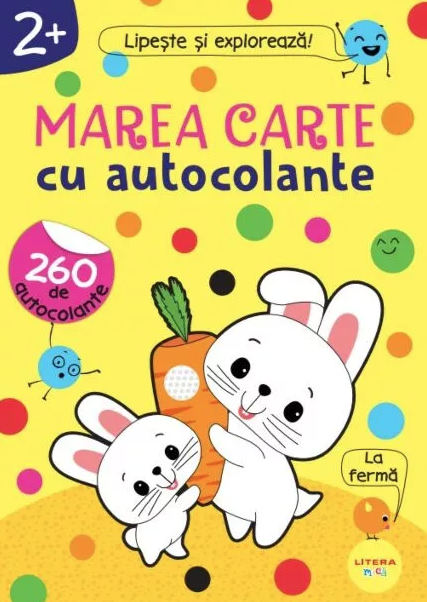 MAREA CARTE CU AUTOCOLANTE. 2+