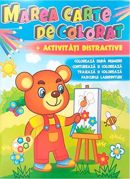 Marea carte de colorat + Activitati distractive