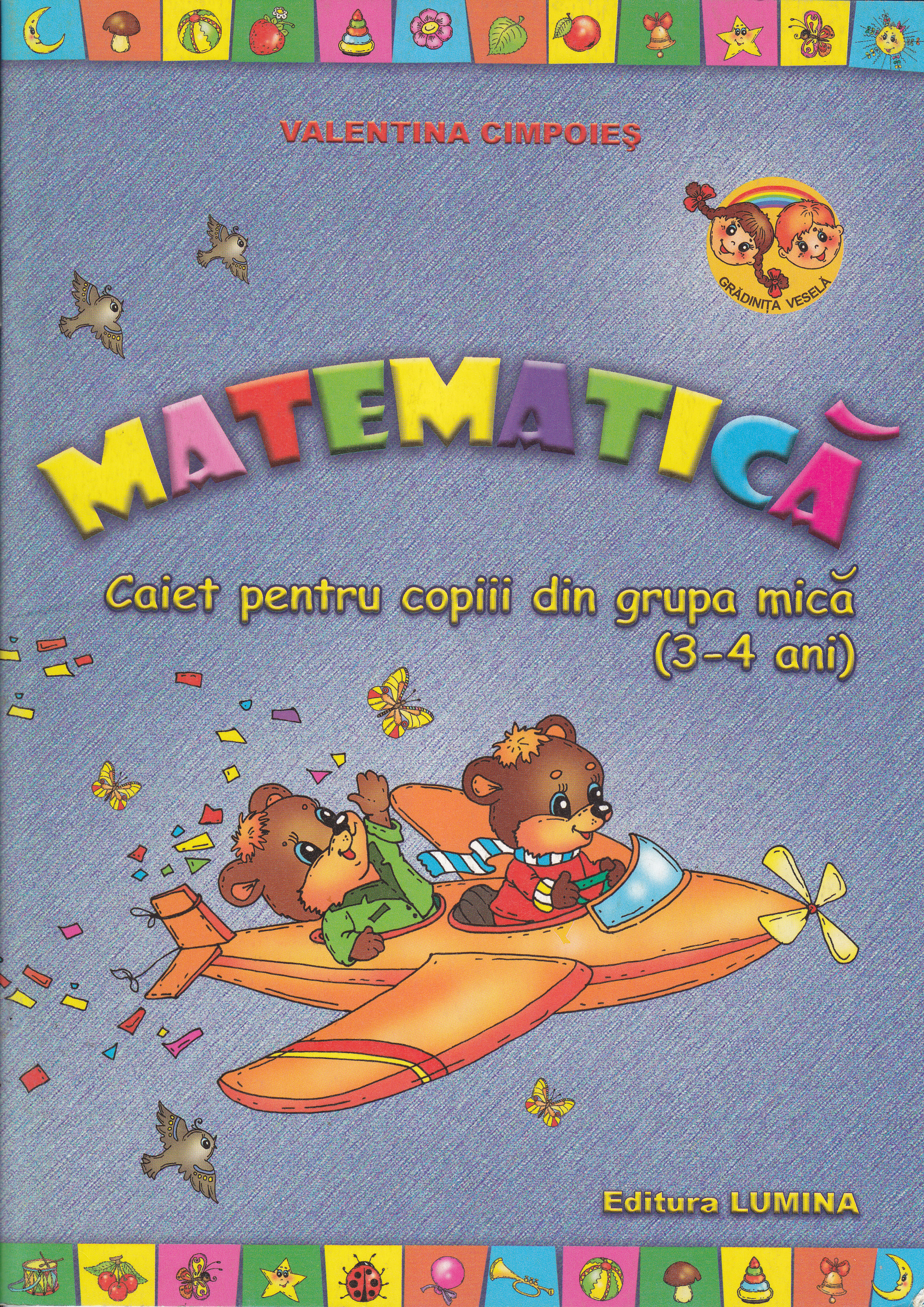 Matematica 3-4 ani (color) grupa mica Cimpoies V.