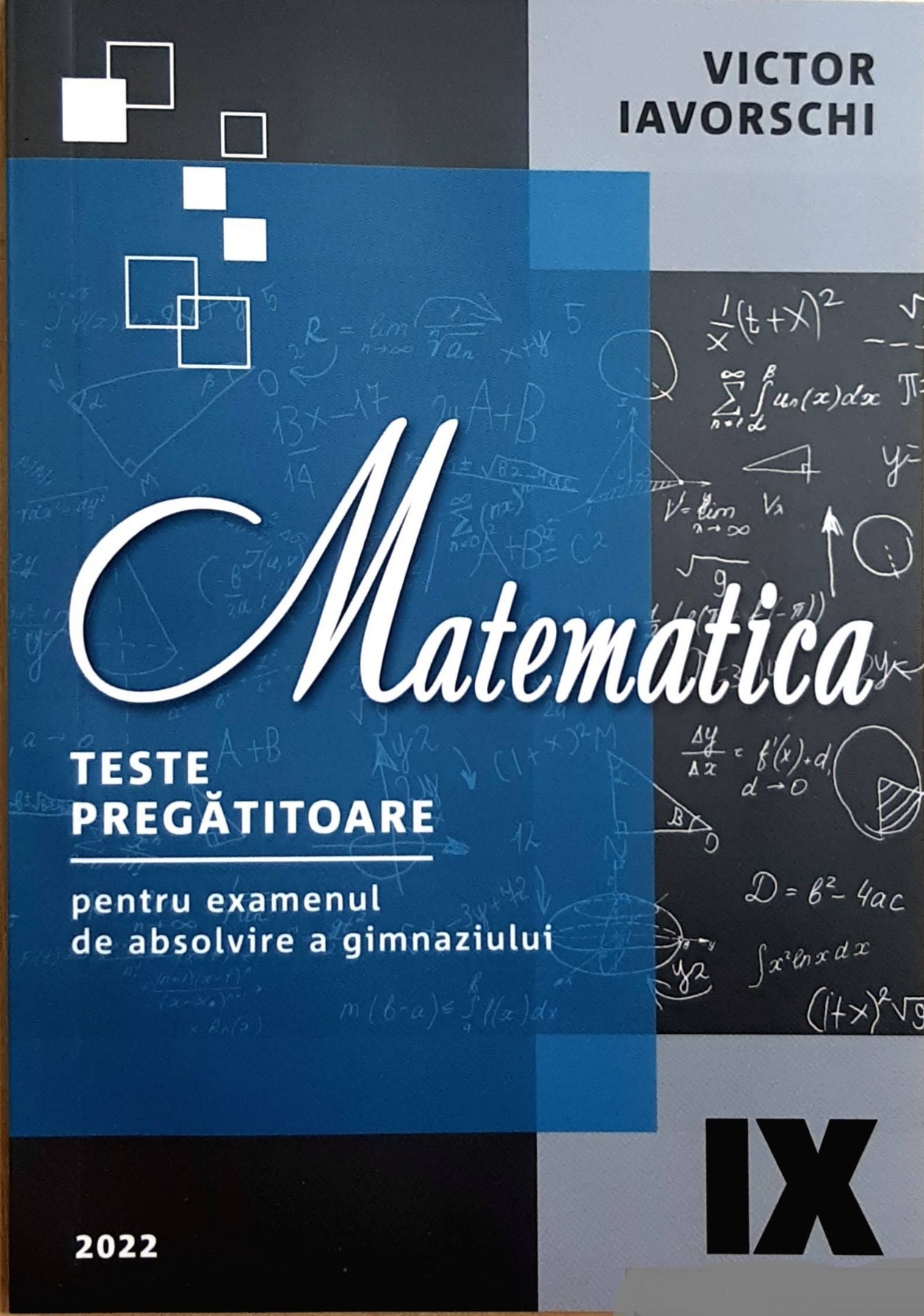 Matematica cl 9  Teste pregatitoare 2022