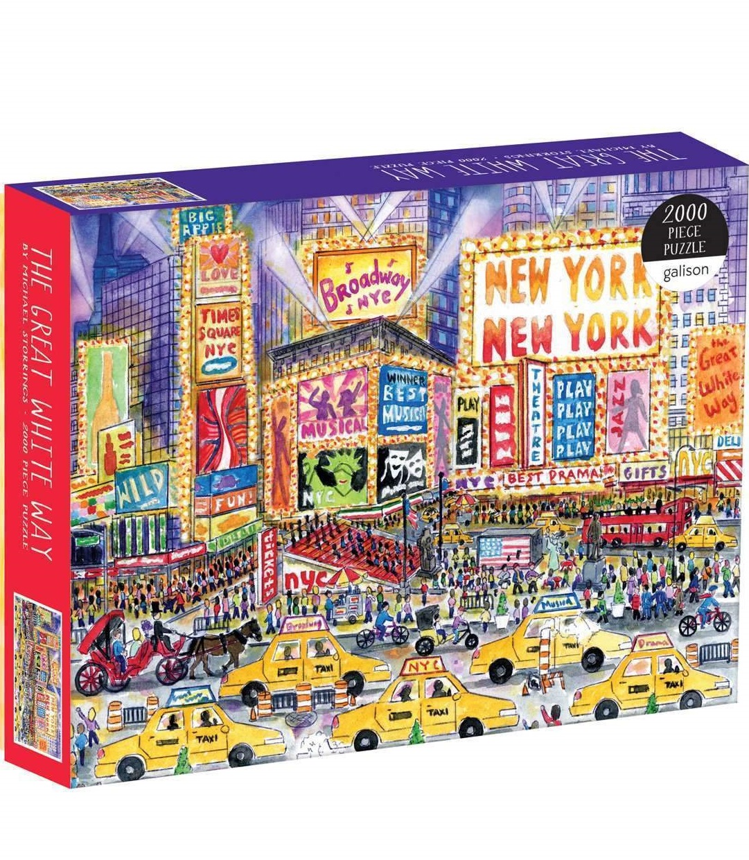 Michael Storrings The Great White Way 1000 Piece Jigsaw Puzzle