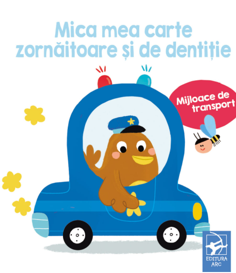 Mijloace de transport Mica mea carte zornaitoare si de dentitia