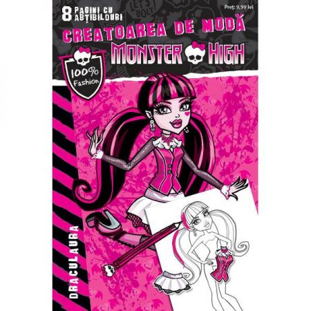 MONSTER HIGH CARTE ACTIVITATI