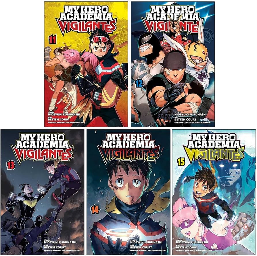My Hero Academia Vigilantes Volume 11-15 Collection 5 Books Set Series 3
