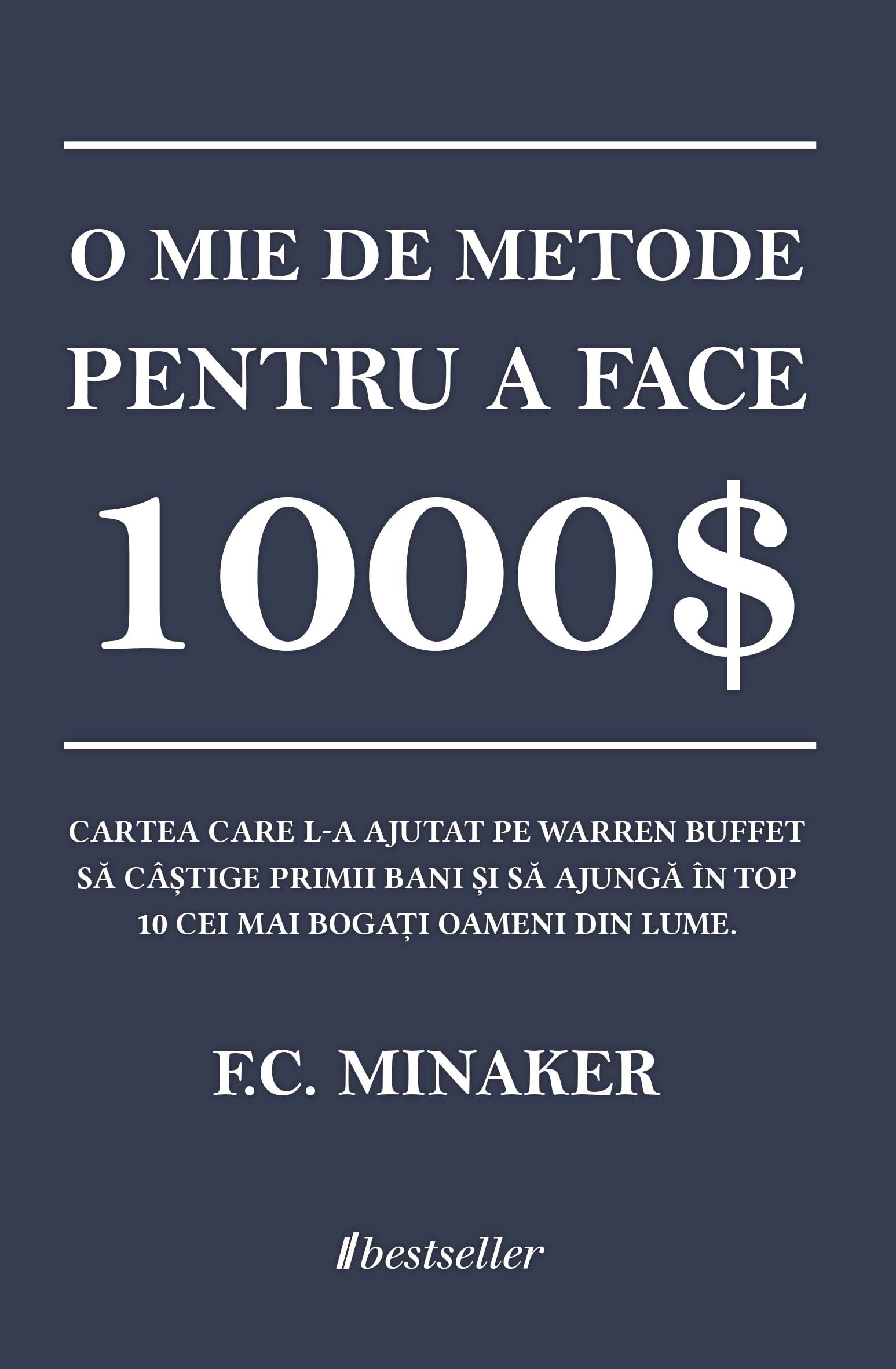 O mie de metode de a face 1000$