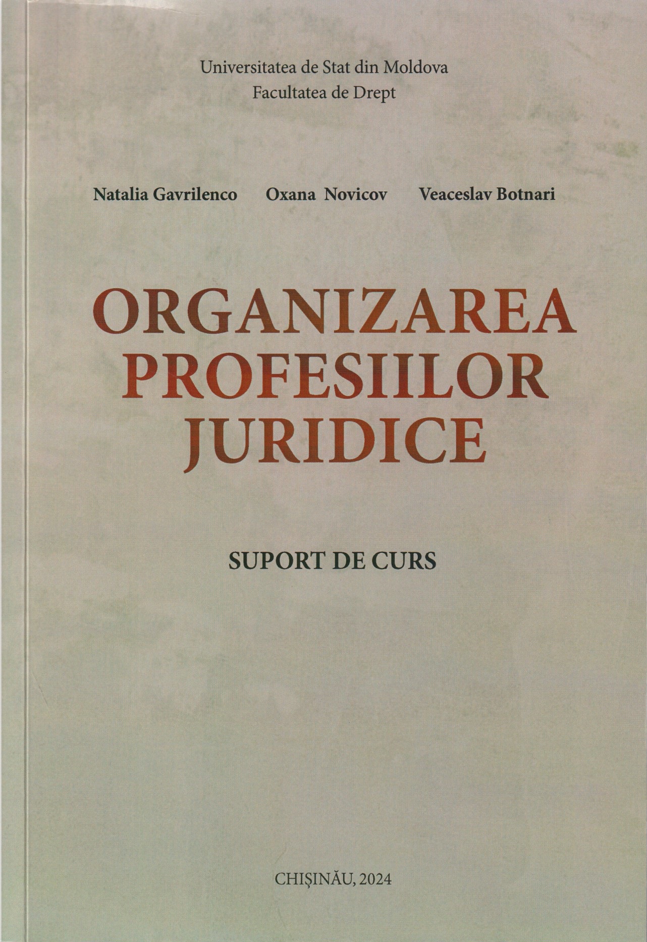 Organizarea profesiilor juridica