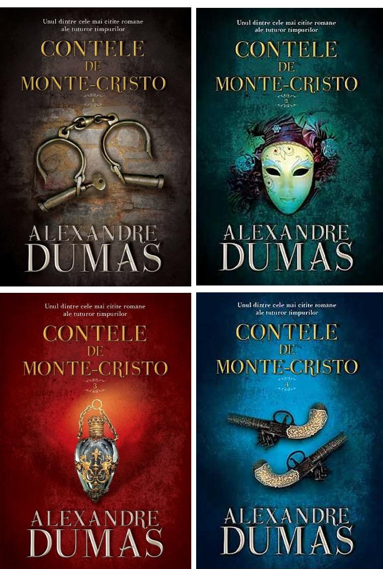 Pachet Contele de Monte-Cristo (4 volume)