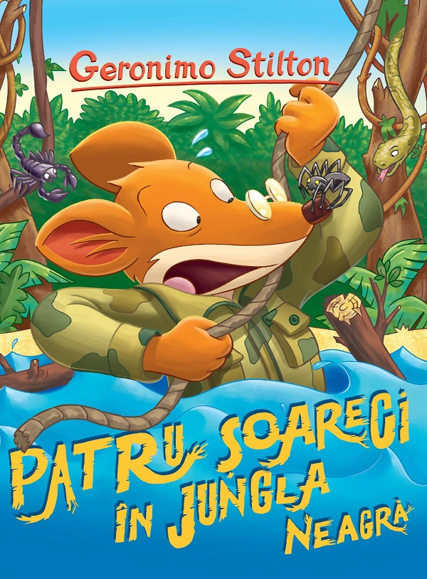 Patru soareci in jungla neagra (vol.25 seria Geronimo Stilton)