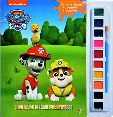 Patrula Catelusilor. Cei Mai Buni Prieteni. Carte De Colorat