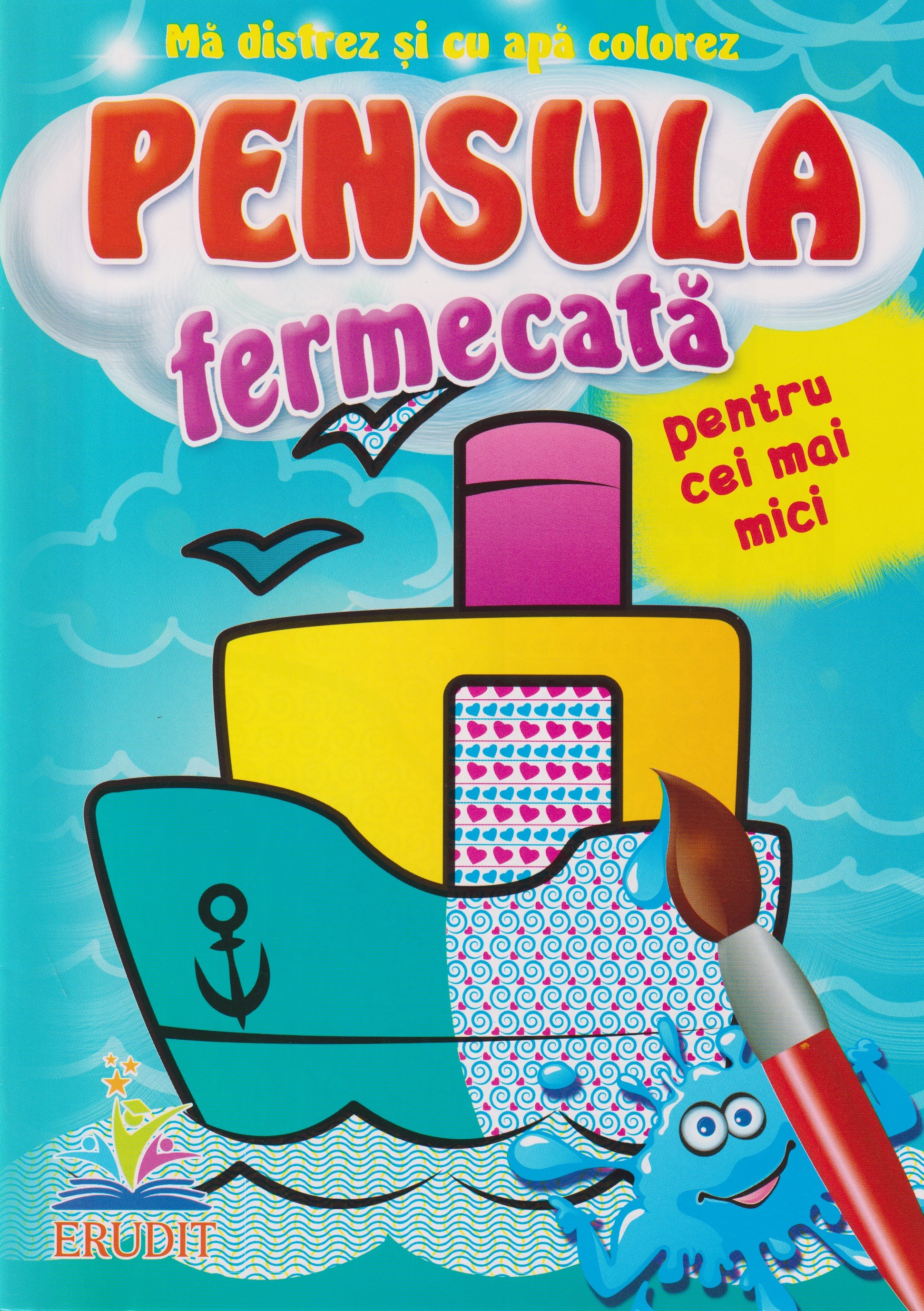 Pensula fermecata-pentru cei mai mici(corabie)
