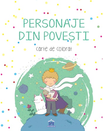 Personaje din povesti. Carte de colorat