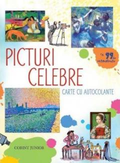 Picturi celebre carte cu 99 de autocolante