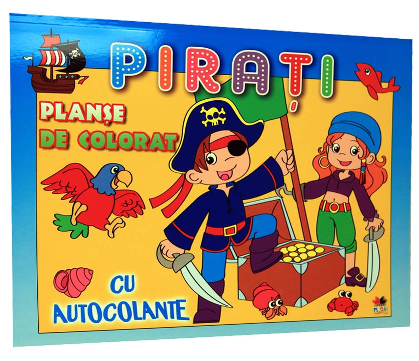 Pirati. Planse de colorat