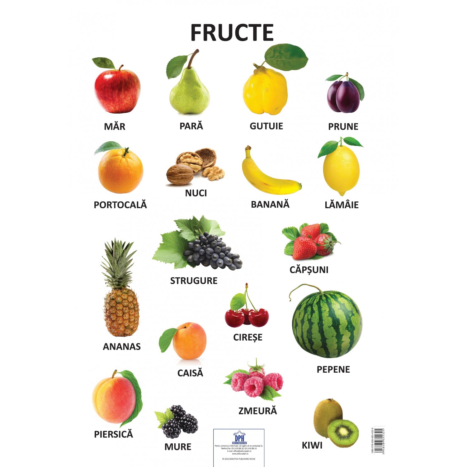 Plansa fructe