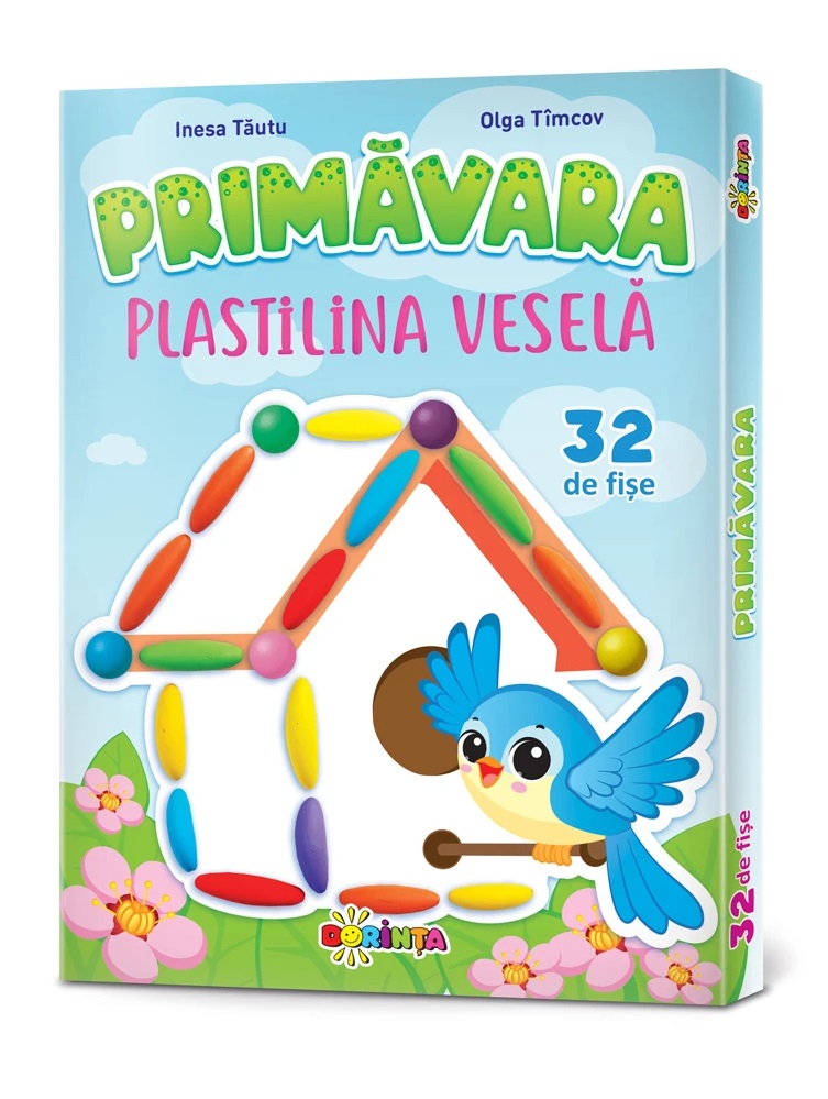Plastilina vesela. Primavara (32 fise)