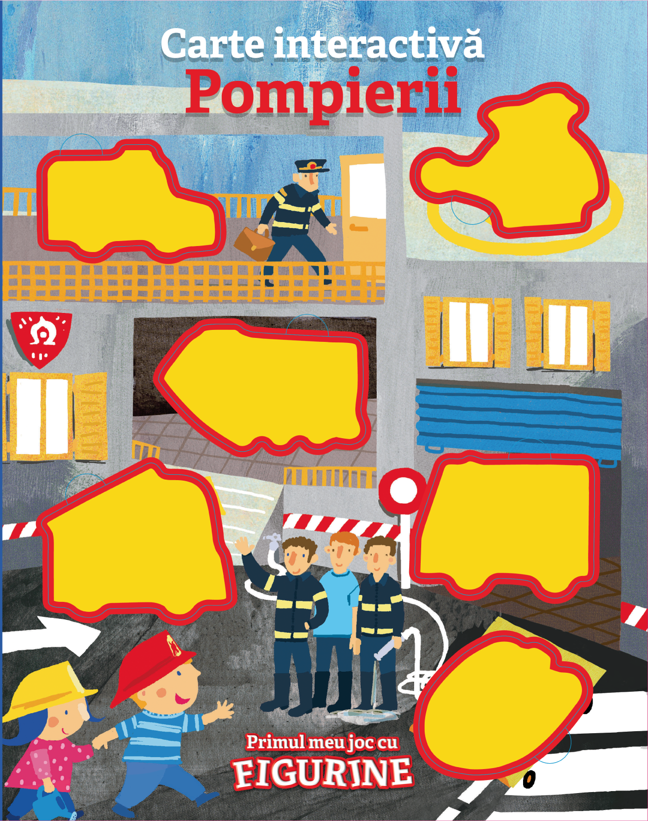 Pompieri. Carte interactiva cu figurine