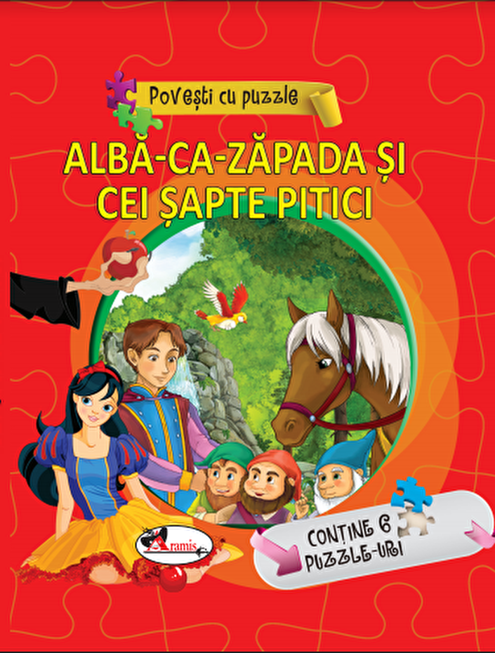 Povesti cu puzzle Alba ca zapada si cei sapte pitici | Carte