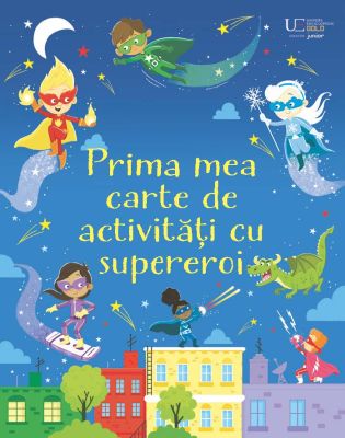 Prima mea carte de activitati cu supereroi (Usborne)