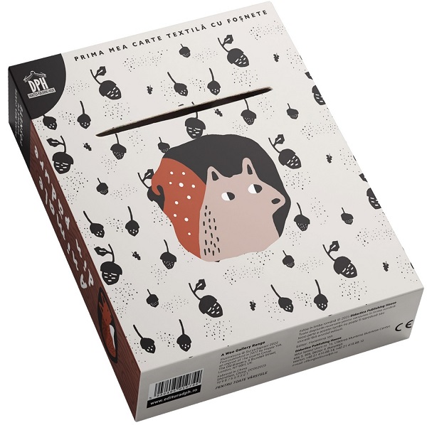 Prima mea carte textila cu fosnete – Animale din padure