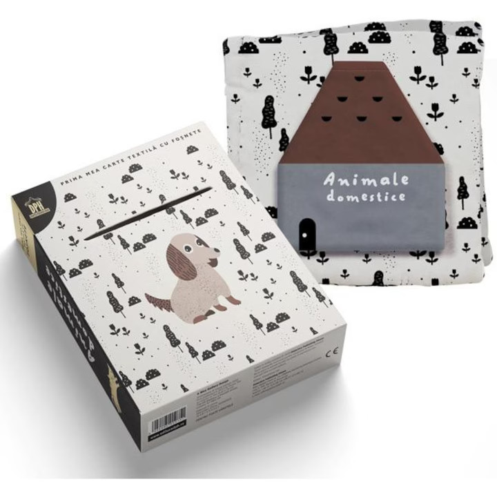 Prima mea carte textila cu fosnete – Animale domestice